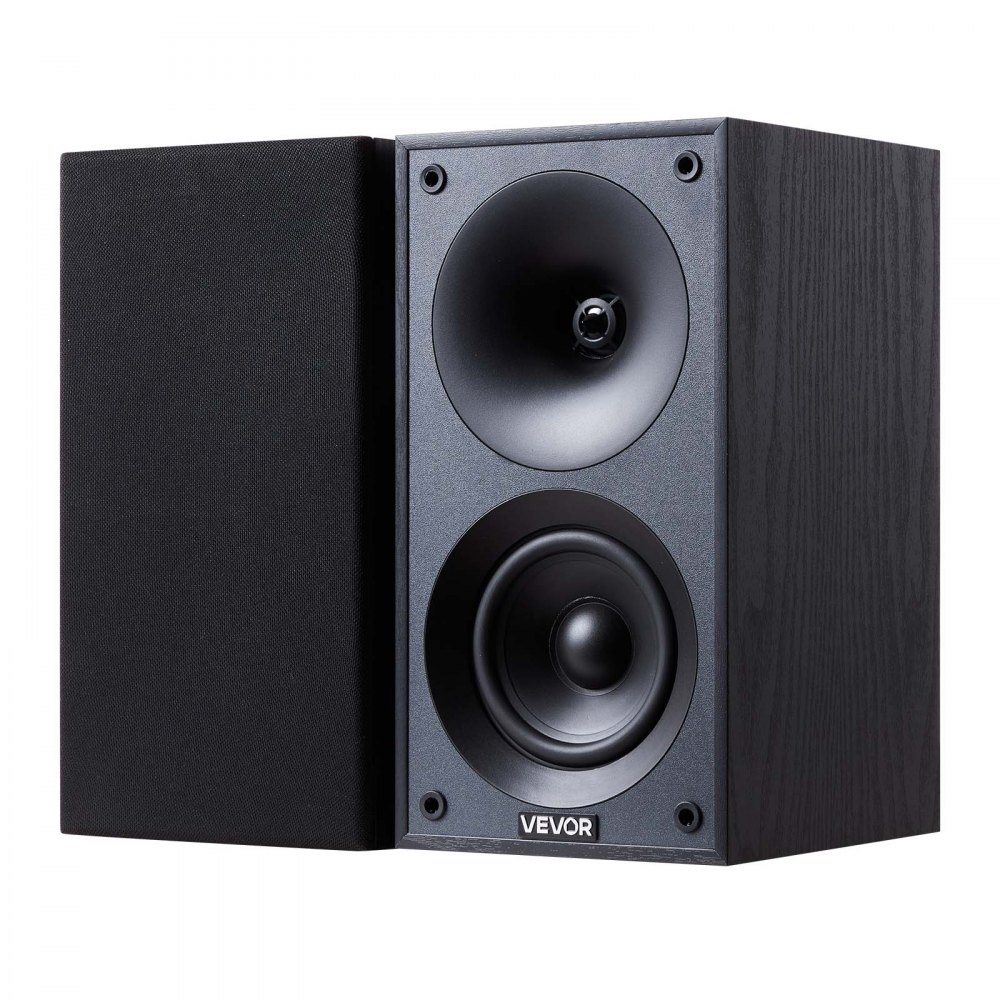 VEVOR Passive Regallautsprecher Paar 300W Stereo-Audio-Lautsprecher 70Hz–20kHz 150x189x280 mm