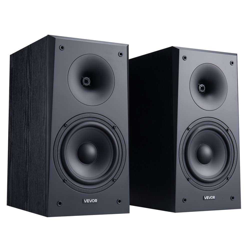 VEVOR Passive Regallautsprecher Paar 300W Stereo Audio Lautsprecher 55Hz–20kHz 199x300x390 mm