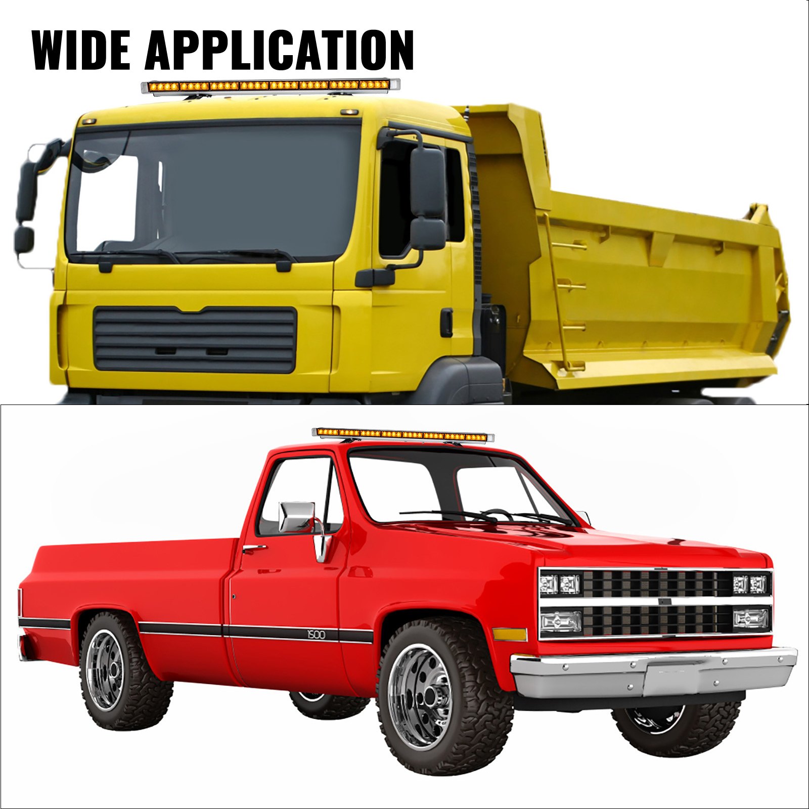 Auto Warnblitzer Warnleuchte Warnlicht Strobe Blitzleuchte Blitzlicht 1200mm