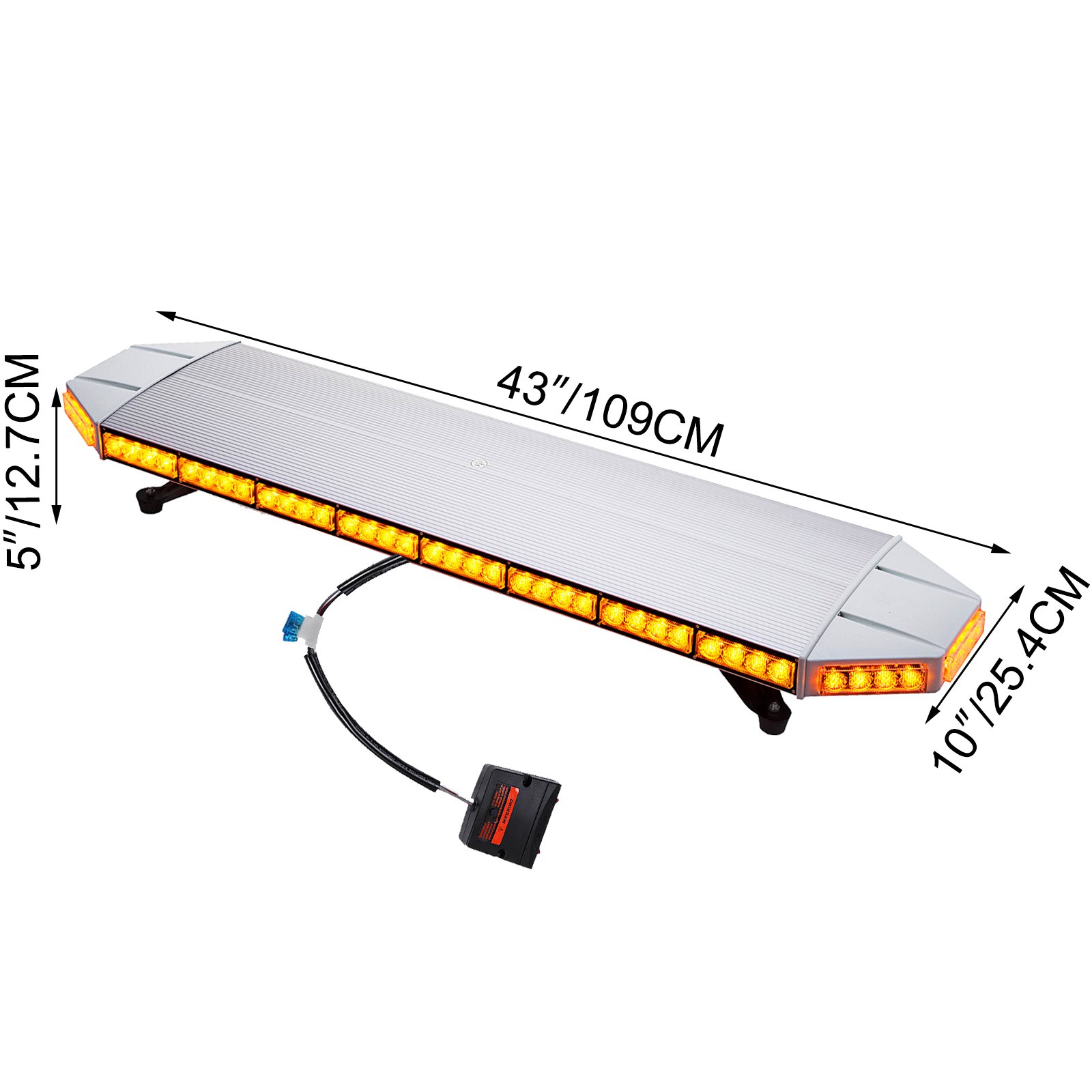 Auto Warnblitzer Warnleuchte Warnlicht Strobe Blitzleuchte Blitzlicht 1200mm