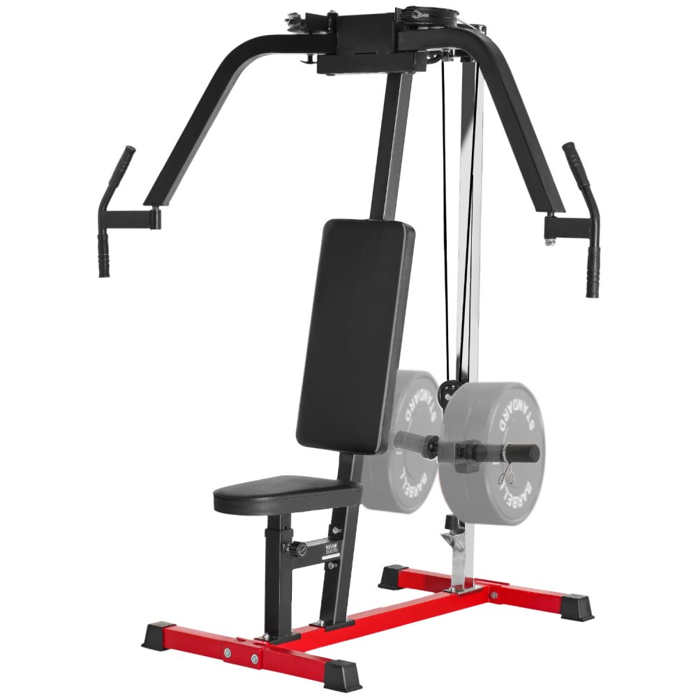 VEVOR Butterfly Maschine Spezialmaschine (204 kg belastbar) für den Oberkörper für das Heim-Fitnessstudio, verstellbare Fitnessstation, für das Muskeltraining (Brust Rücken hinterer Deltamuskel)