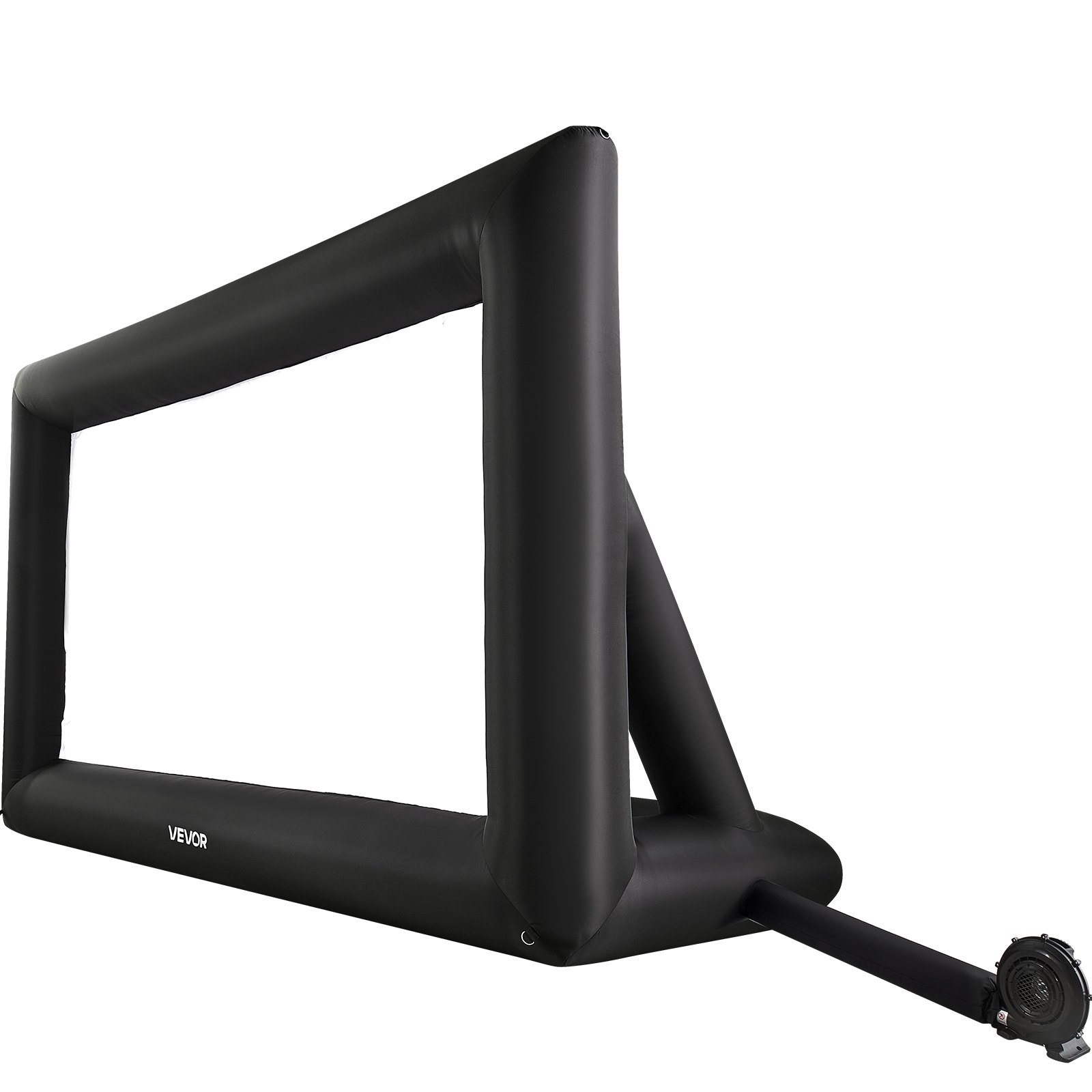 VEVOR aufblasbare Filmleinwand Projektion Beamer Leinwand aus 600D, Projektionsleinwand mit tragbarer Aufbewahrungstasche, 16:9, Filmprojektion für Heimkino Mottoparty Poolspaß (409 x 160 x 272 cm)
