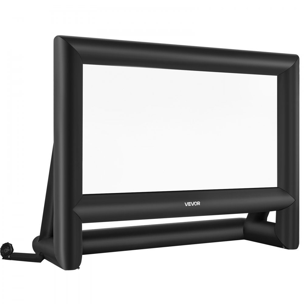 VEVOR aufblasbare Filmleinwand Projektion Beamer Leinwand aus 600D, Projektionsleinwand mit tragbarer Aufbewahrungstasche, 16:9, Filmprojektion für Heimkino Mottoparty Poolspaß (476 x 200 x 378 cm)