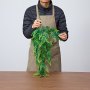 VEVOR 12 Stk. Künstliche Farne Hängend, Künstliche Pflanzen mit 79cm Aufhängelänge aus Kunst- & Seidenstoff, UV-beständige Artifizielle Boston Farne für Haus Garten Büro Dekoration, ohne Blumentopf