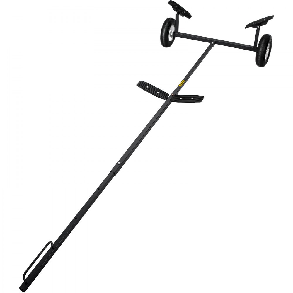 VEVOR Rangierhilfe für PKW Anhänger, Mover Rangierhilfe Anhänger bis 163 kg belastbar 230-255-280 cm einstellbare Länge 295x108x47 cm Größe, auf Höfen, Carports, Einfahrten, Wohnwagenparks