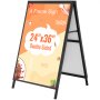 VEVOR Sidewalk Sign Advertising Board 61 x 91 cm, Poster Stand Q235 Steel Poster Stand with A-Frame, Advertising Stand Sidewalk Sign for Restaurants, Bars, Cafes, Businesses etc.