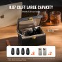 VEVOR  Faraday Box Signalblockierungsbox aus PU-Leder, Schutzschild für schlüssellosen Schlüsselanhänger für WLAN RFID GPS Bluetooth 5G, Diebstahlschutzbox 160 x 130 x 93 mm Schwarz