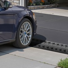 VEVOR 975 mm Kabelbrücke, 7938 kg/Achstragkraft, Hochleistungs-Überfahrschutz aus PP, Stolperschutz, Bodenabdeckungen, für Bereiche mit hoher Schwelle, Zuhause, Büro, Lager, 1 Stück