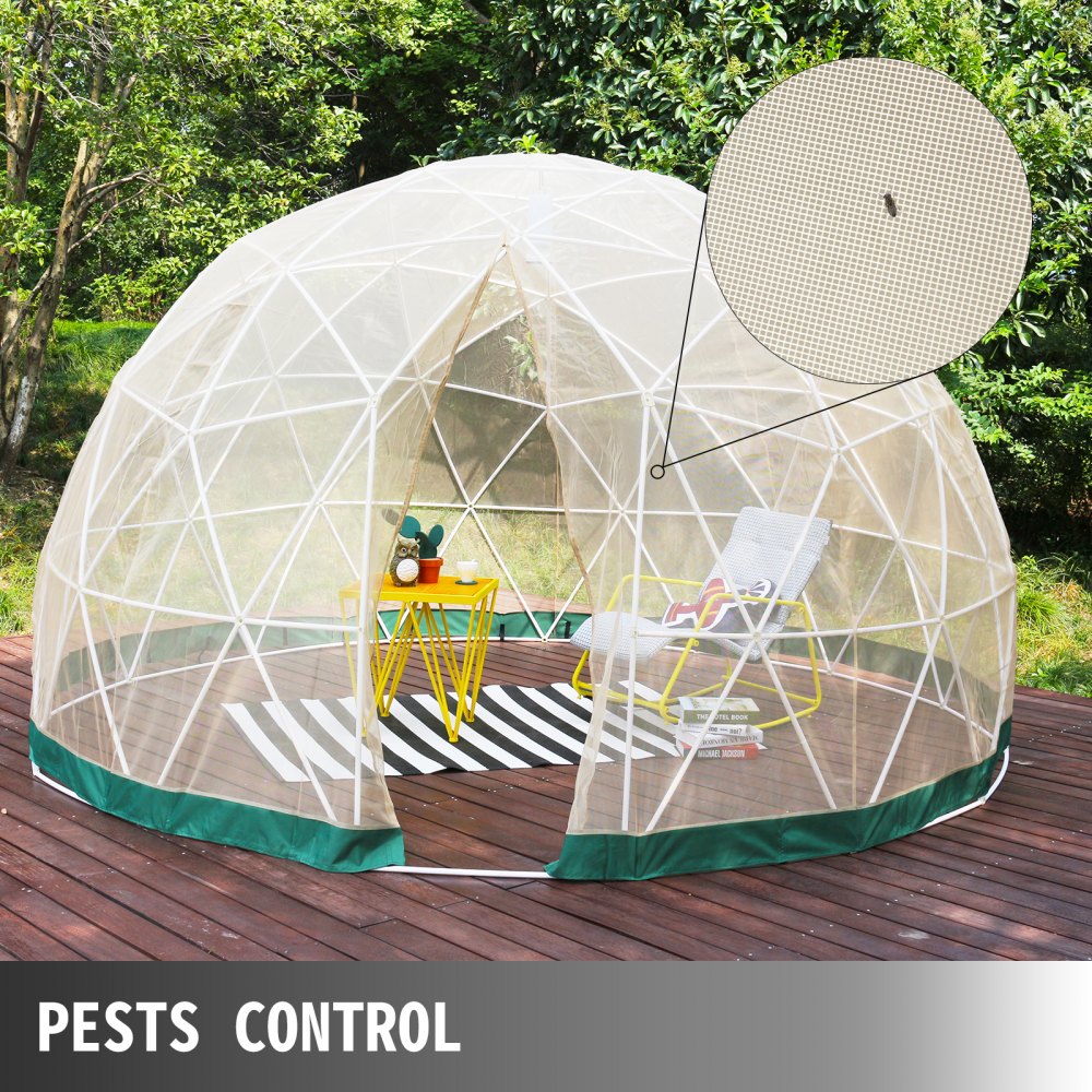 Garten Iglu Bubble zelt 12 x 7 Fuß Pavillon Polyester Kuppel Zelt Mesh Zelt