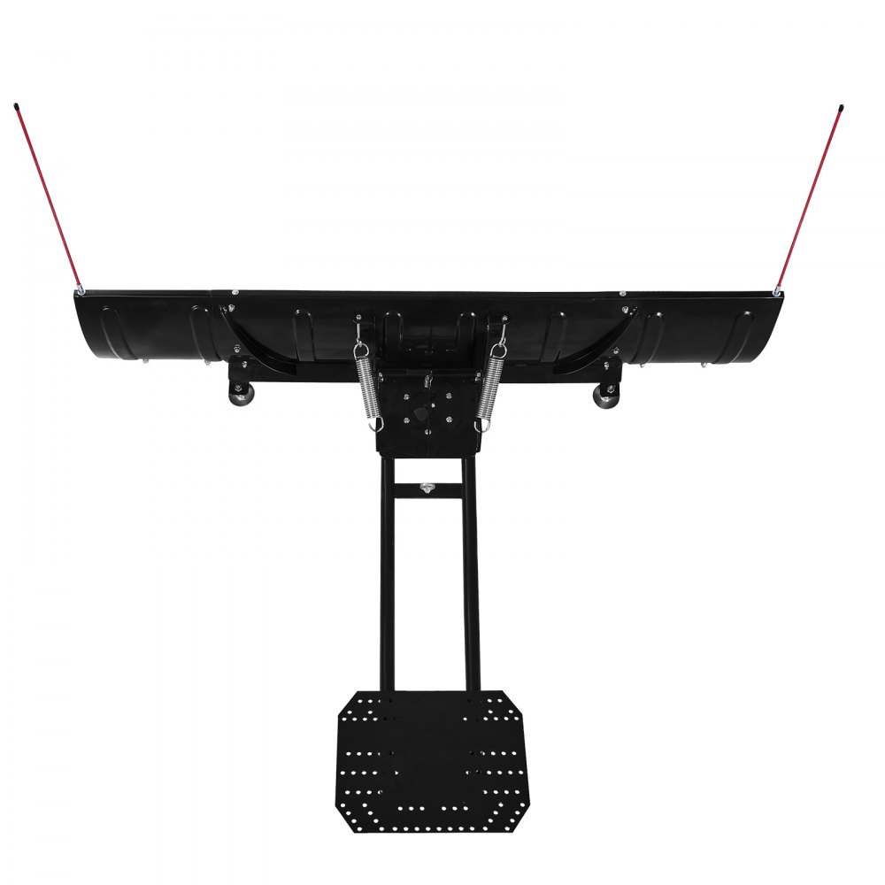 VEVOR Schneeschild, 109/182cm Schneepflug-Set, leicht abnehmbar, universell montierbarer Schneeschieber mit Gummiklappen, Stahlklinge, Räumschild kompatibel mit den meisten UTVs & ATVs