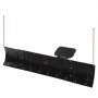 VEVOR Snow Plow Blade, 109/183 cm Width Adjustable Snow Plow Kit, Easy to Detach, Universal Mount Plowing Attachment with Rubber Flaps, Heavy Duty Steel Blade, Compatible with Most UTV &  ATV