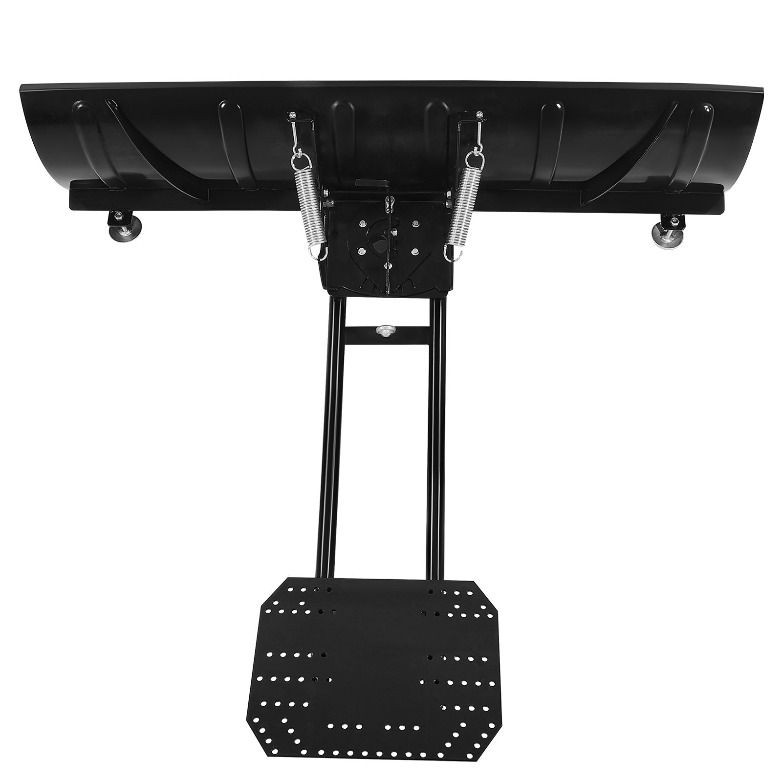 VEVOR Snow Plow Kit, 1524 mm Universal Snow Plow Attachment, Height & Left-Right Adjustable, Quick To Detach, Steel ATV Scrape Blade, 3 Mount Options, Efficient Snows Clearing, for Most ATVs & UTVs