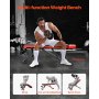 VEVOR Hantelbank Sit-Up-Bank Multifunktion Trainingsbank Einstellbar Faltbar