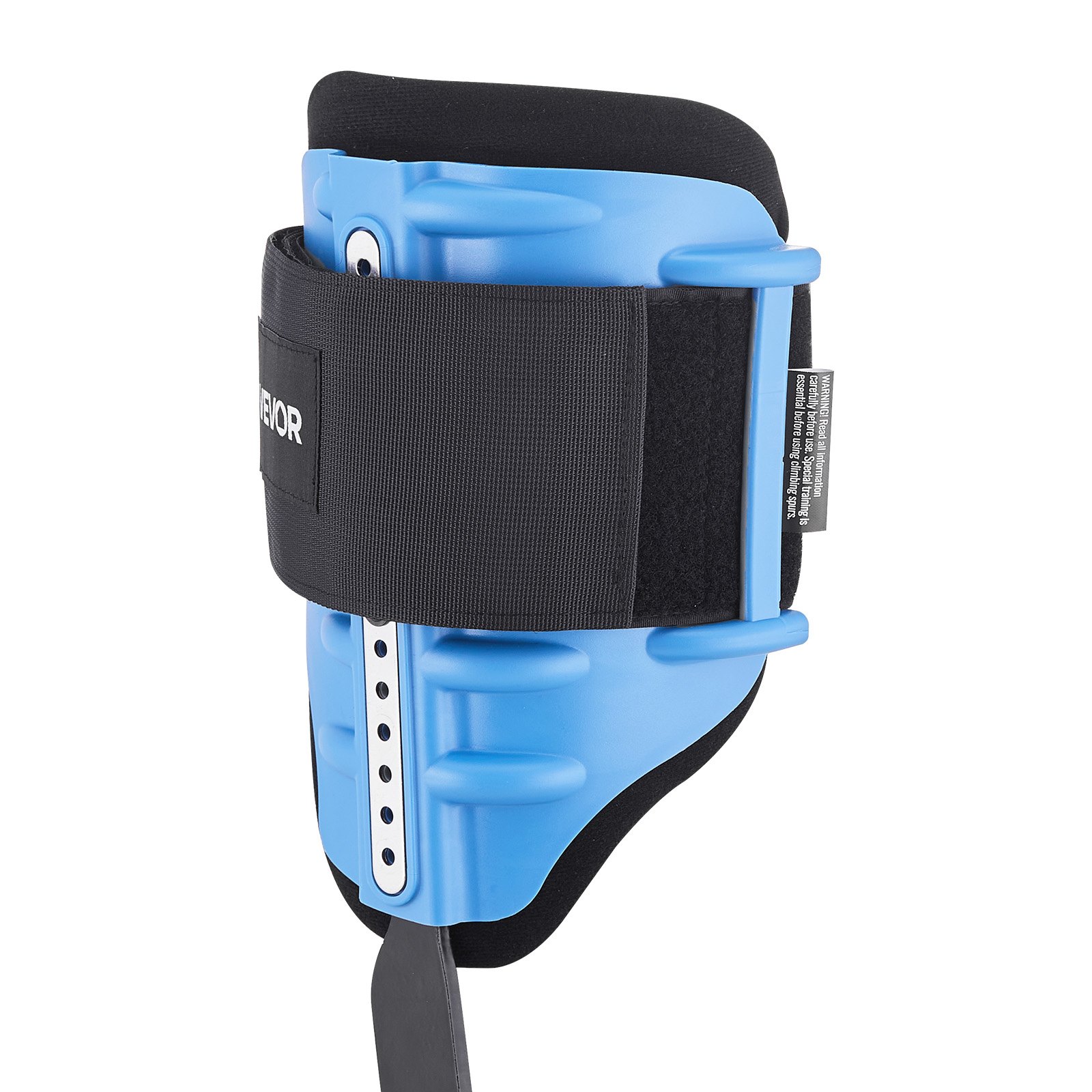 VEVOR Baumkletter Spikes, Baumkletterausrüstung mit Gurten & Polsterung, Tragkraft 159 kg, robuste Baumspikes, 39–44 cm höhenverstellbar Kletterausrüstung für Obsternte & Jagd, Hellblau