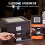 VEVOR Zigarren-Humidor, Humidorbox mit Glasdeckel, Handgefertigte Zigarren-Schreibtischbox aus Spanischem Zedernholz, Zigarren-Aufbewahrungsbox mit Trennwand & Zubehörschublade, 30–50 Zigarren