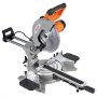 VEVOR Kapp- & Gehrungssäge mit Zugfunktion, 254 mm Sägeblatt, 1800 W, Einstellbare Winkel & Schnitttiefe, Aluminiumguss-Sockel, Kompakt & Tragbar zum Schneiden von Holz, Metallen & Laminaten