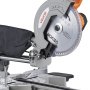 VEVOR Kapp- & Gehrungssäge mit Zugfunktion, 254 mm Sägeblatt, 1800 W, Einstellbare Winkel & Schnitttiefe, Aluminiumguss-Sockel, Kompakt & Tragbar zum Schneiden von Holz, Metallen & Laminaten