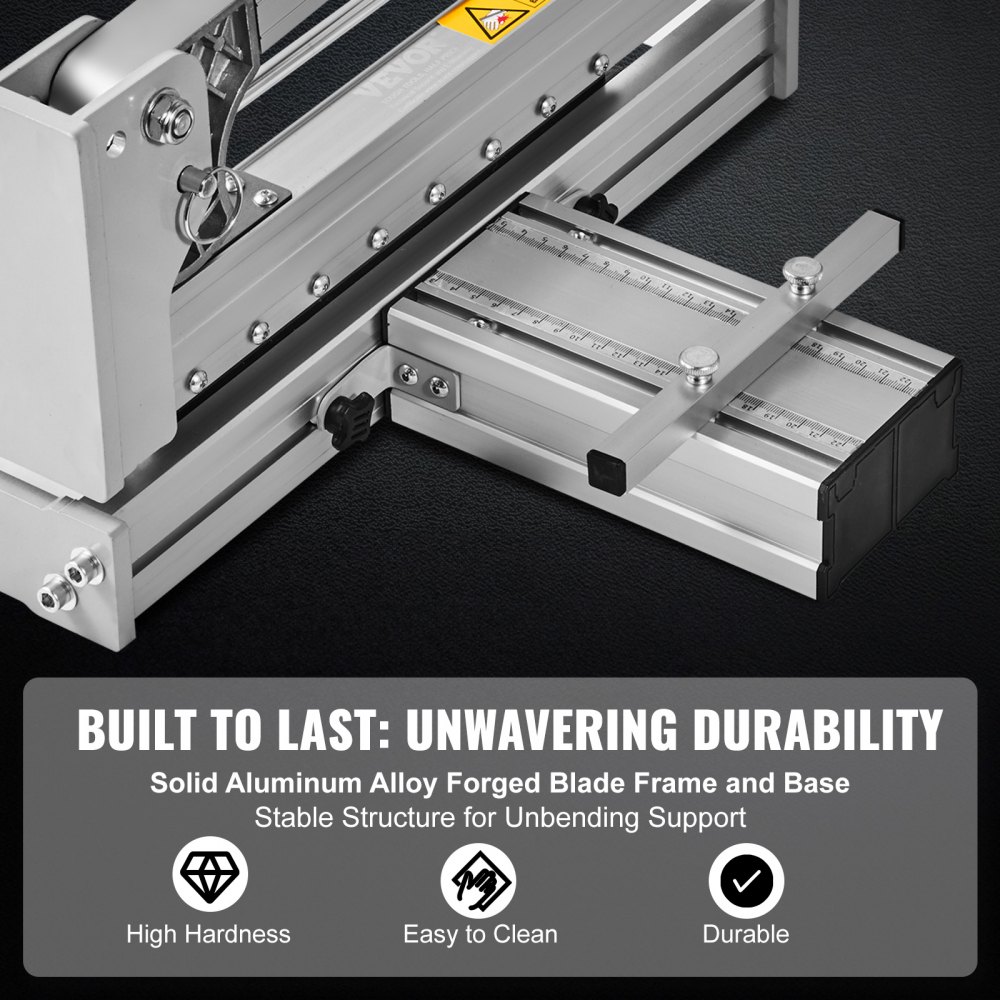 VEVOR Laminate Cutter 12 mm Cutting Depth Laminate Cracker Aluminum Alloy Cutting Device Angle Cutter Vinyl Cutter Laminate Flooring Elastic Plastic Flooring (LVP, SPC, WPC, VCT, Vinyl Flooring)