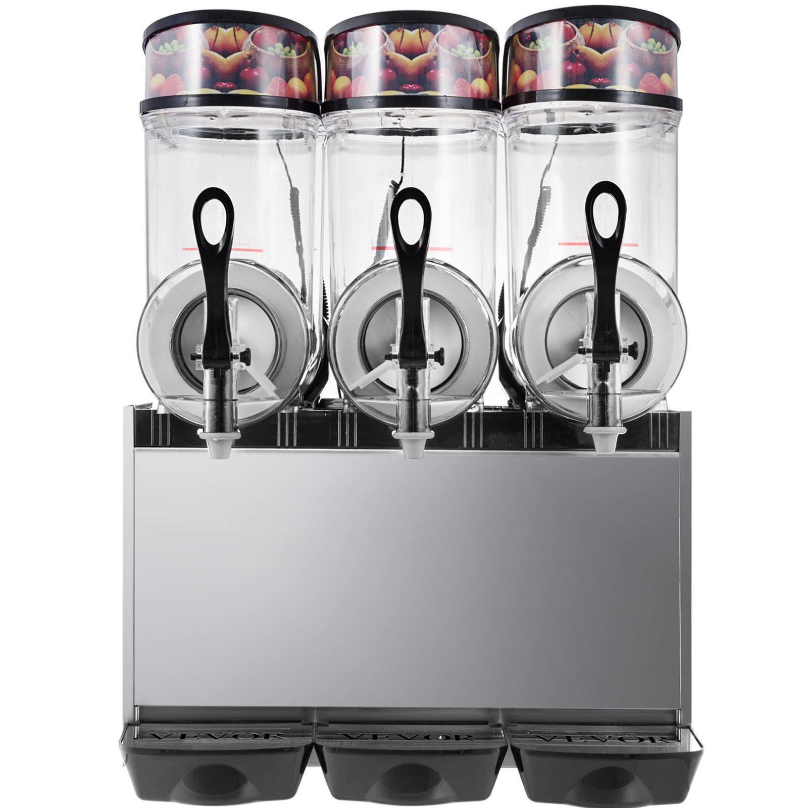 12l Drei-tanks Slusheis Maschine Eismaschine Eisbearbeitung Matsch Eismaschine 900w Kommerziell