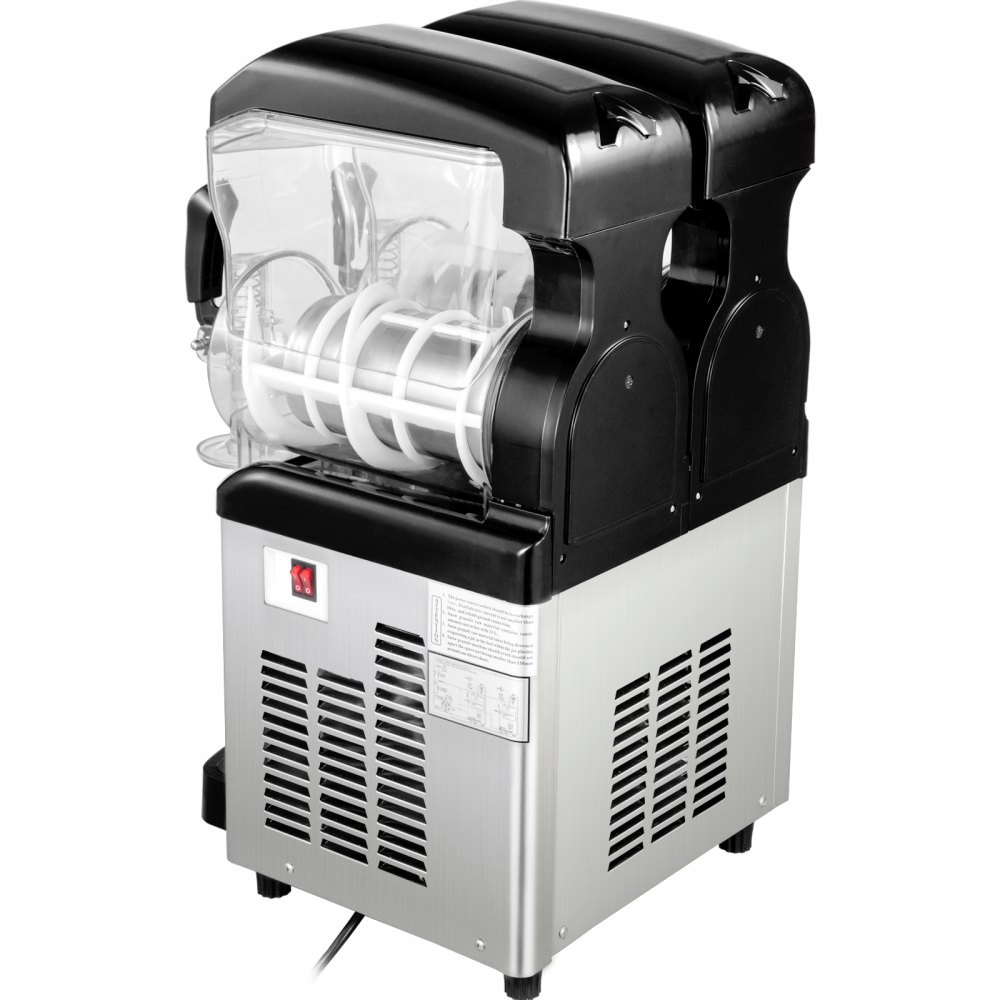 2x6L Slusheis Maschine Slush Eismaschine Slush Eis Maschine Slushmaschine 220V