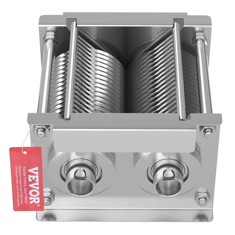 VEVOR 86 mm Klinge für gewerblichen Fleischschneider, ein Klingensatz für SJY-DQ90 Fleischschneidemaschine, Edelstahl Cutter Slicer Klingensatz (5 mm Schnittstärke) für knochenloses Fleisch