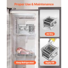 VEVOR Fleischschneider Maschine Klinge 5mm Edelstahl für SJY-DQ90 Meat Slider