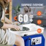 VEVOR Töpferscheibe Keramik Rad Maschine 350 W, Elektrische Töpferscheibe Maschine 28 cm 300 U/min Töpferscheibenmaschine, mit Pedal & Schürze Formmaschine, Geeignet für Anfänger, Enthusiasten usw.