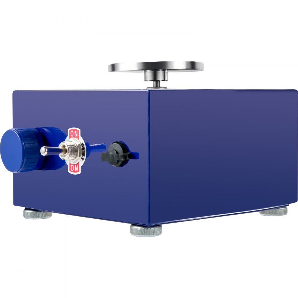 VEVOR Keramikscheibe 30W, 2000U/min Einstellbare Töpferscheibe Blau, Elektrische Scheibe aus Aluminiumlegierung, 40dB Keramikformwerkzeug mit UK-Stecker, Hand-für-Hand-Unterricht, Geeignet, 15x14x10cm