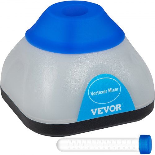 VEVOR KW-3000-1T Vortex Farbmischer 3000 RPM, Lab Mini Vortex Schüttler Stirrer 50 ml, Vibrationsmischer Labormischmaschine transparent Reagenzgläser Wimpernkleber Tattoo-Tinte Gel-Lack Acrylfarben