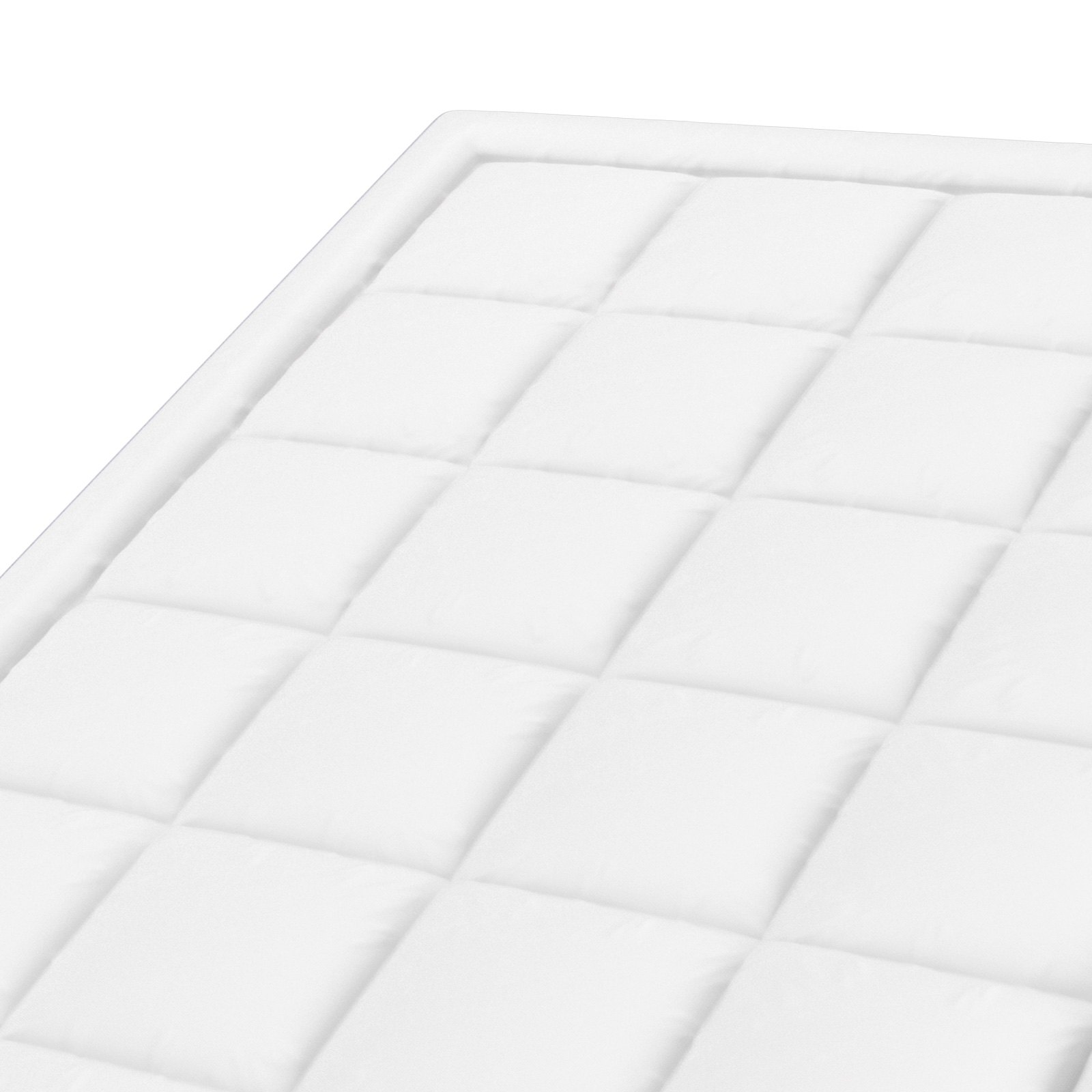 VEVOR Matratzenschoner Matratzenauflage Faserfüllung Abnehmbar Waschbar 25,4mm 1524x2032 mm