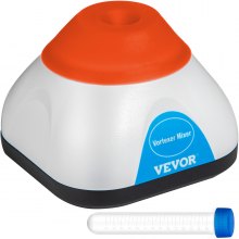 VEVOR KW-5600-1F Vortex Farbmischer 6000 RPM, Lab Mini Vortex Schüttler Stirrer 50 ml, Vibrationsmischer Labormischmaschine Orange Labor Tattoo-Shop Nagelstudio Schönheitssalon Künstler-Studio