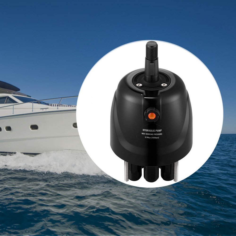 VEVOR Hydraulische Außenbord-Lenkungspumpe Helm 300 PS Hydraulikpumpe HH5271-3 für Cruiser Runabouts Boote