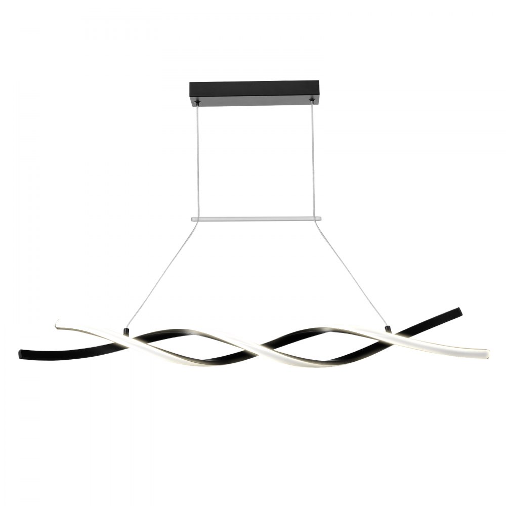 VEVOR Moderne Kronleuchter-Leuchten, 24 W, dimmbare LED-Pendelleuchte mit Fernbedienung, Silikon-Lampenschirm, einstellbare Farbtemperatur 3000 K-6000 K, Deckenlampe für Küche und Esszimmer