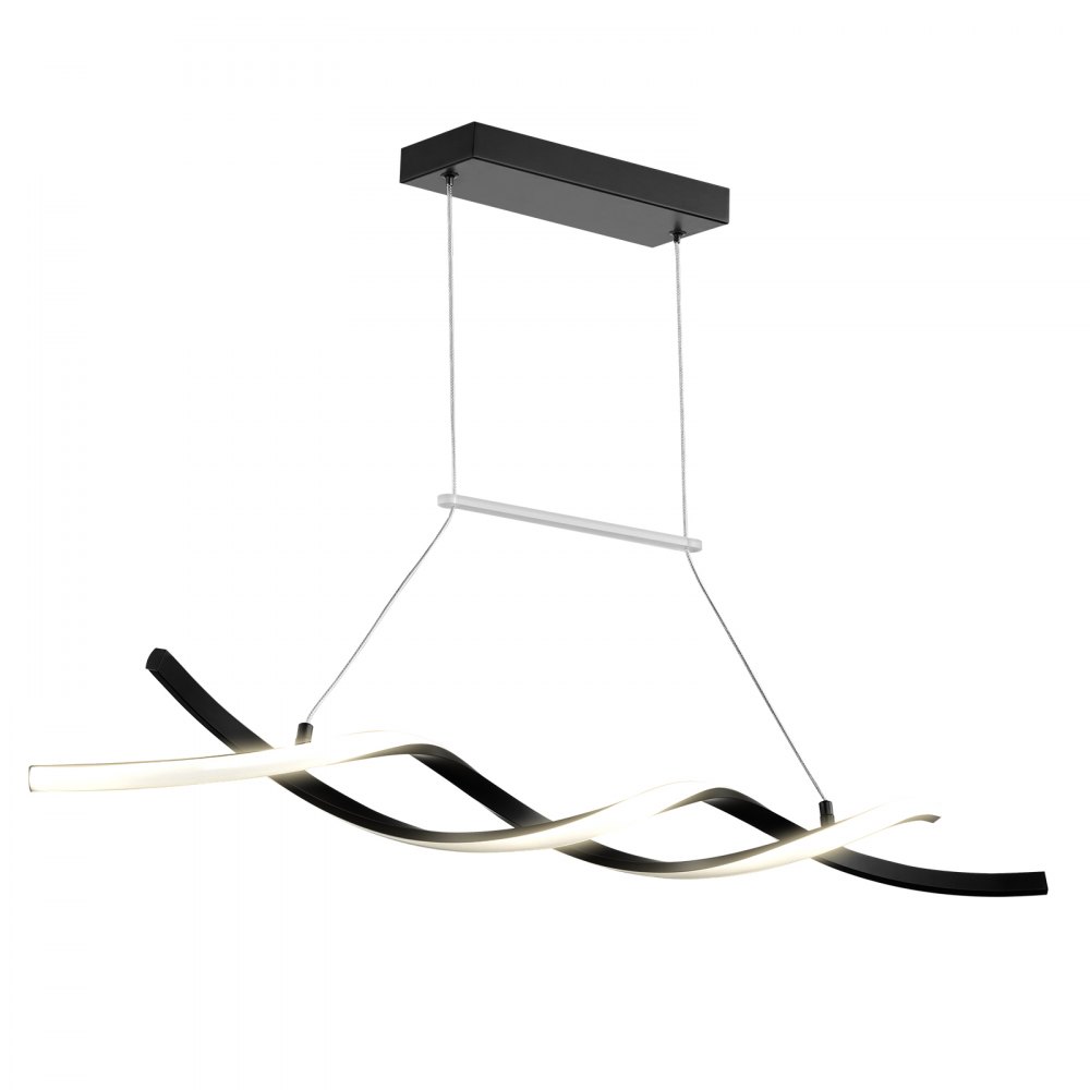 VEVOR Moderne Kronleuchter-Leuchten, 24 W, dimmbare LED-Pendelleuchte mit Fernbedienung, Silikon-Lampenschirm, einstellbare Farbtemperatur 3000 K-6000 K, Deckenlampe für Küche und Esszimmer