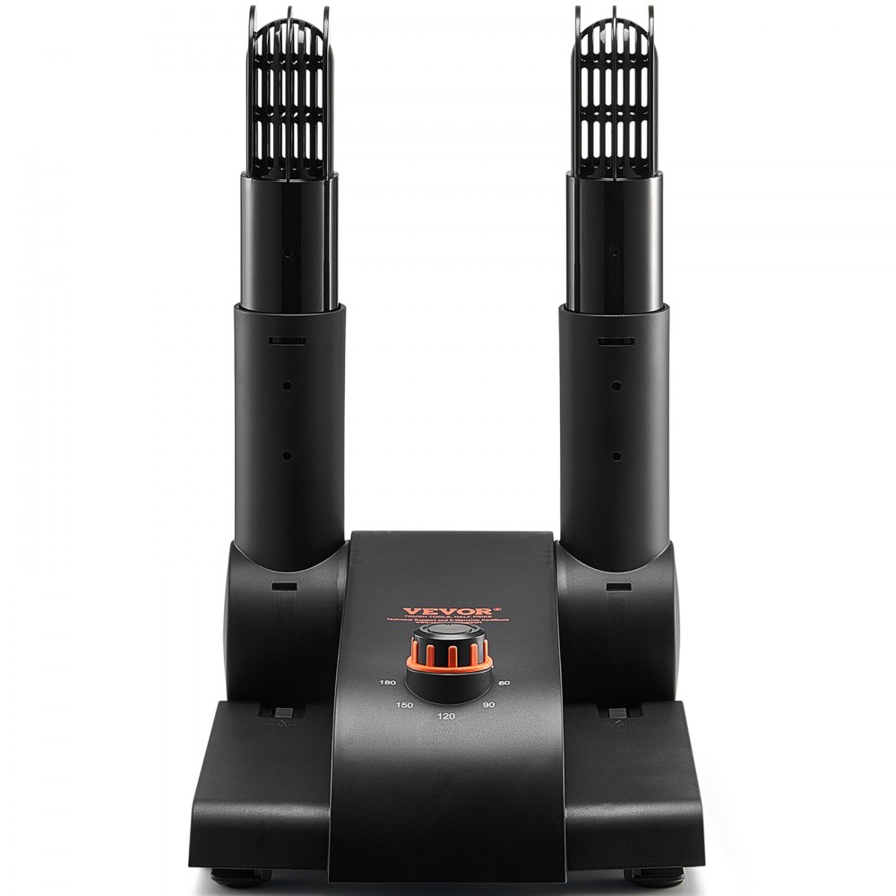 VEVOR 180° Faltbarer 2-Röhren Schuhtrockner Stiefeltrockner Schwarz & Orange