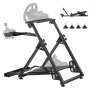 VEVOR Lendradständer, verstellbarer & faltbarer Simulatorständer für Logitech G923 G920 G29 G27, Thrustmaster T300RS TX F458 T500RS T3PA-PRO (F1/GT) Gaming-Cockpit, Pedalsimulator nicht enthalten