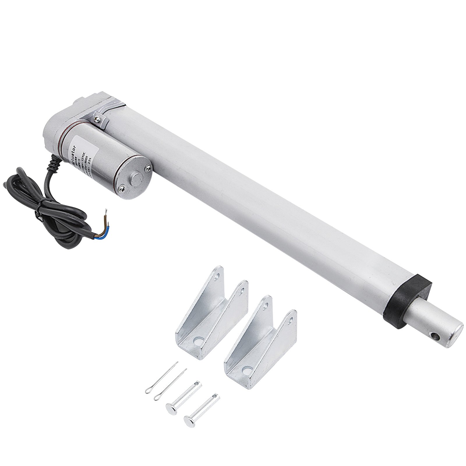 Linearaktuator mit 20,3 cm Hub, Gleichstrom, 12 V, Elektromotor, 900 N, TV-Heber mit Montagehalterungen, Tür