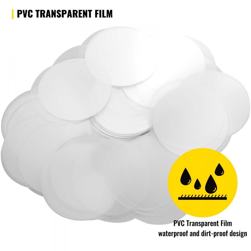 Vevor Buttonmaschine 75mm 500set Badgemaker Buttonrohlinge Buttonpresse Rohlinge