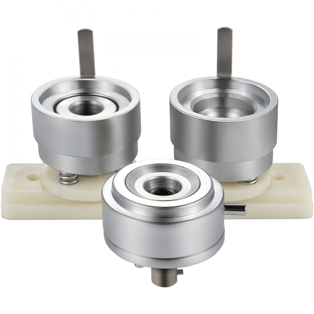 VEVOR Button Stempelsätze 32 mm Buttongröße aus ABS Metall, für Button Hersteller Buttonmaschine Buttonpresse, Badgemaker Ansteckbuttons selber machen DIY Abzeichen Button Anstecker