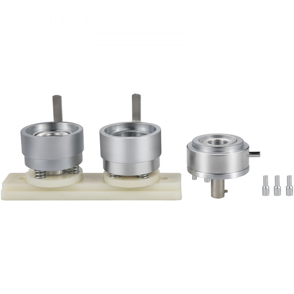 VEVOR Button Stempelsätze 32 mm Buttongröße aus ABS Metall, für Button Hersteller Buttonmaschine Buttonpresse, Badgemaker Ansteckbuttons selber machen DIY Abzeichen Button Anstecker