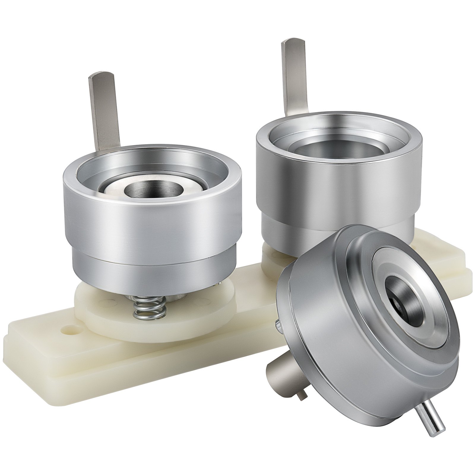 VEVOR Button Stempelsätze 32 mm Buttongröße aus ABS Metall, für Button Hersteller Buttonmaschine Buttonpresse, Badgemaker Ansteckbuttons selber machen DIY Abzeichen Button Anstecker