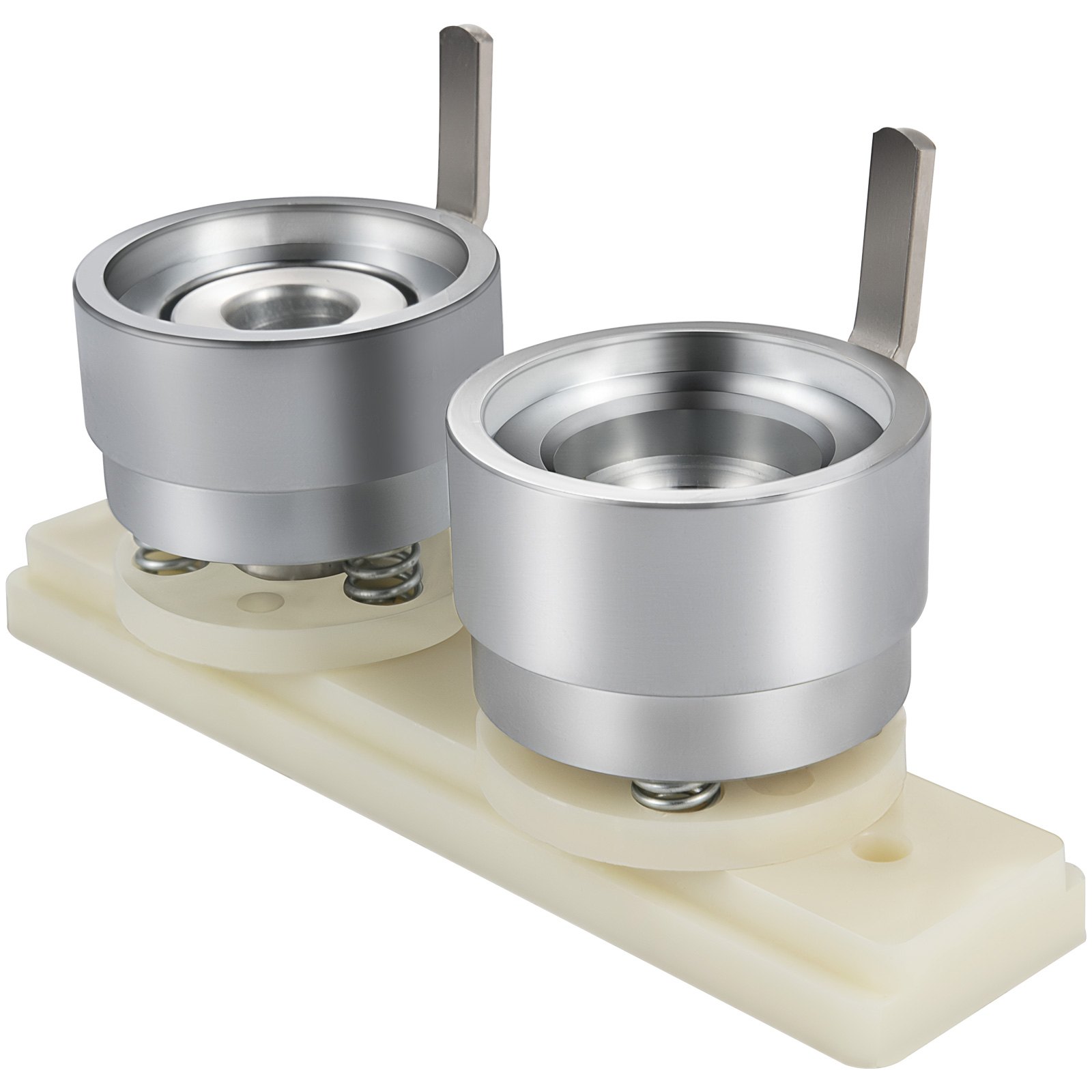 VEVOR Button Stempelsätze 32 mm Buttongröße aus ABS Metall, für Button Hersteller Buttonmaschine Buttonpresse, Badgemaker Ansteckbuttons selber machen DIY Abzeichen Button Anstecker