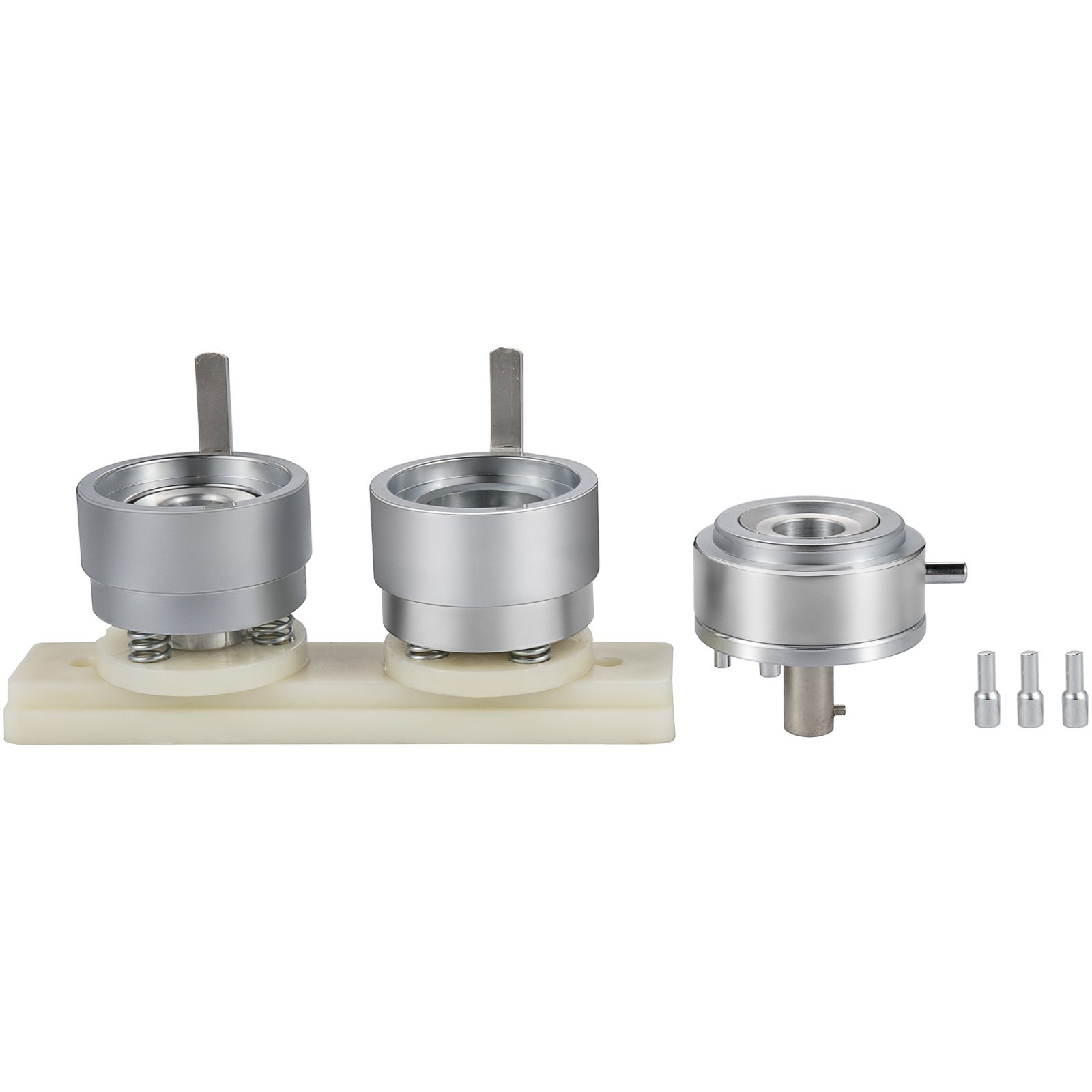 VEVOR Button Stempelsätze 32 mm Buttongröße aus ABS Metall, für Button Hersteller Buttonmaschine Buttonpresse, Badgemaker Ansteckbuttons selber machen DIY Abzeichen Button Anstecker