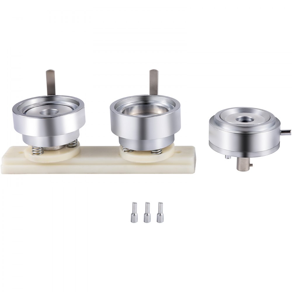 VEVOR Metall Button Stempelsätze für 44 mm Buttongröße Abs für Button Maker Buttonmaschine Buttonpresse Rund DIY Badge Maker Maschine Badgemaker