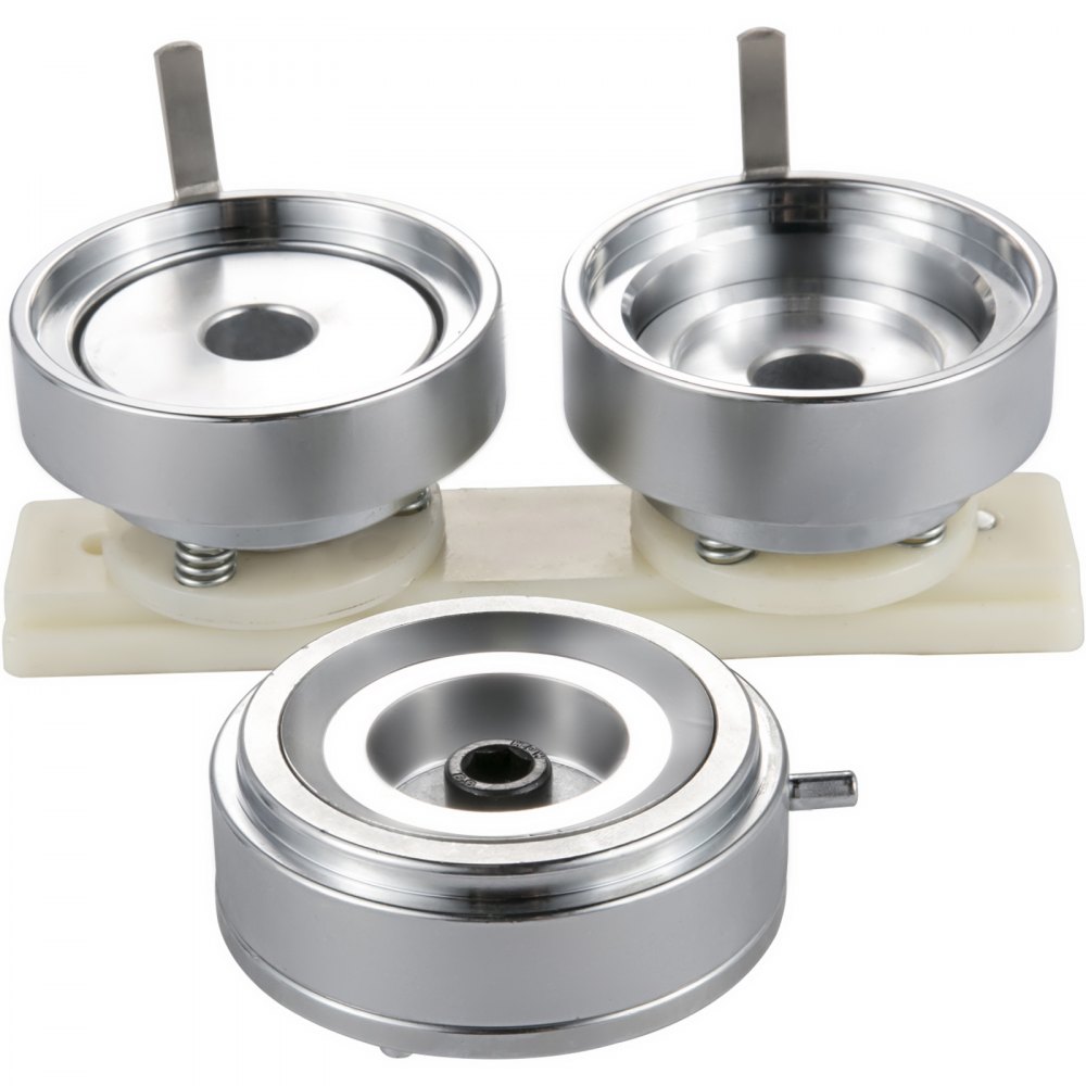 VEVOR Button Stempelsätze für 56mm Buttongröße ABS Metall selber machen Badge Maker Maschine, für Button Maker Buttonmaschine Buttonpresse DIY Abzeichen Button Anstecker, Badgemaker Ansteckbuttons