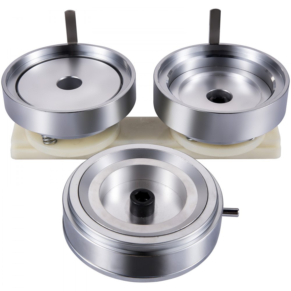 VEVOR Button Stempelsätze 75 mm, Rund Buttonmaschine, Buttonpresse, für 75mm Buttongröße, Badgemaker Ansteckbuttons selber machen Abzeichenerstellungsmaschine für Hemd und Jacke