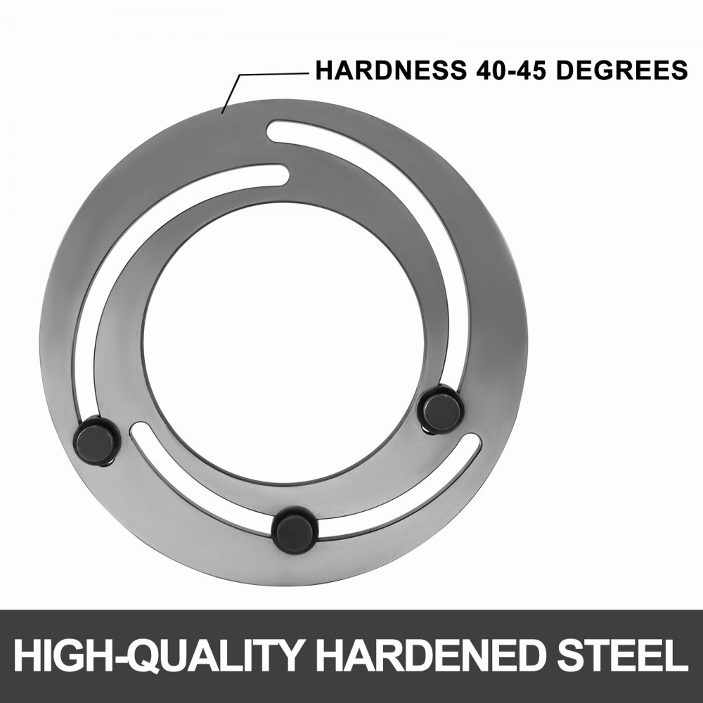 Dreibackenfutter Drehfutter 6'' Aus Gehärtetem Stahl Für Cnc Drehmaschine