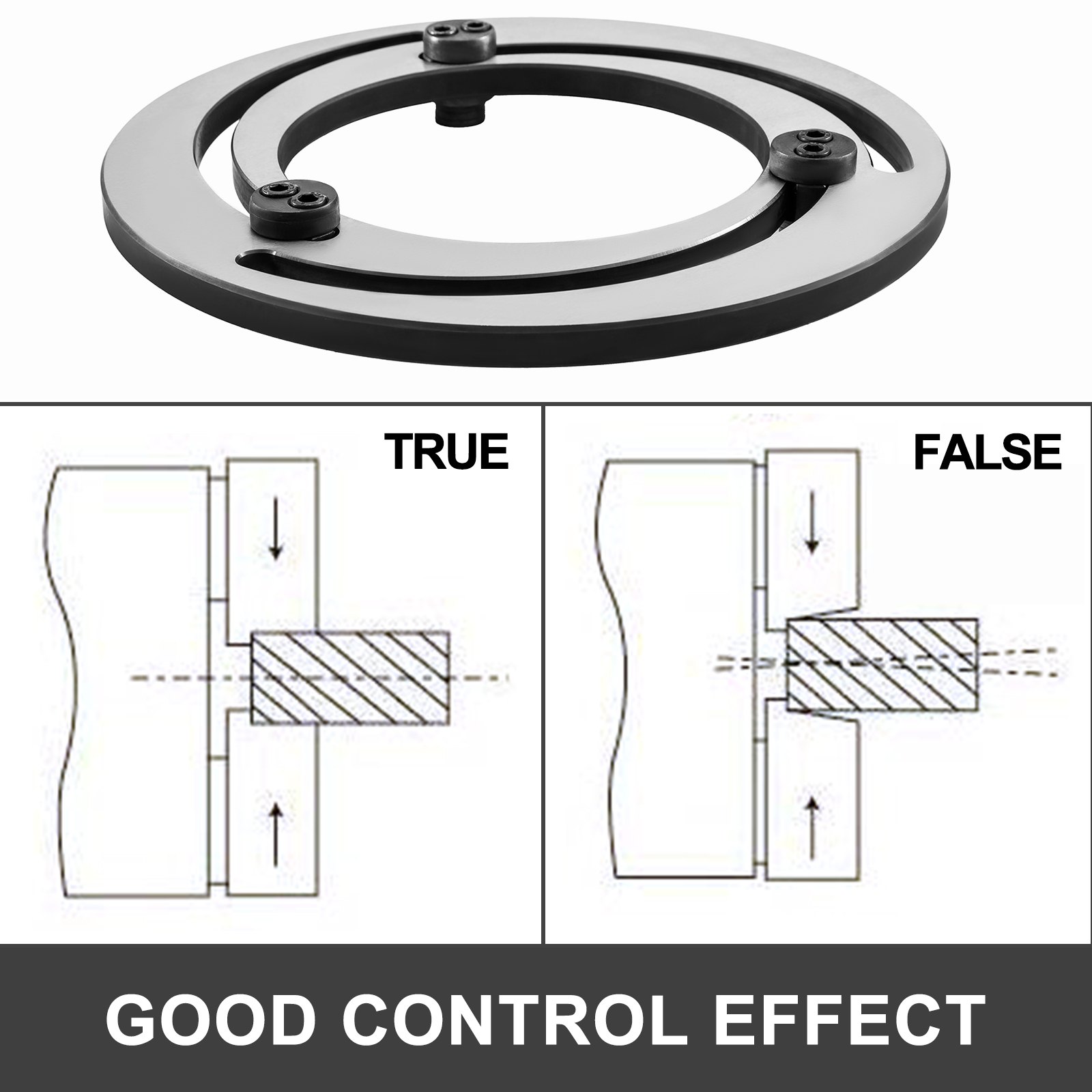 Dreibackenfutter Drehfutter 6'' Aus Gehärtetem Stahl Für Cnc Drehmaschine