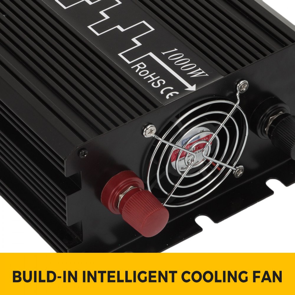 Mod Sinus Spannungswandler 12v 230v 1000w Max.2000w Wechselrichter Inverter