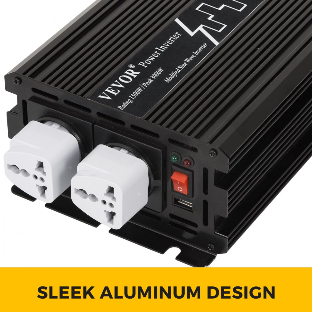 Spannungswandler Wechselrichter 12V DC to 230V AC  Modified Inverter  1500W   3000W